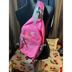 SKYSPER Sling Bag Crossbody Backpack - Chest Shoulder Cross Body Pink